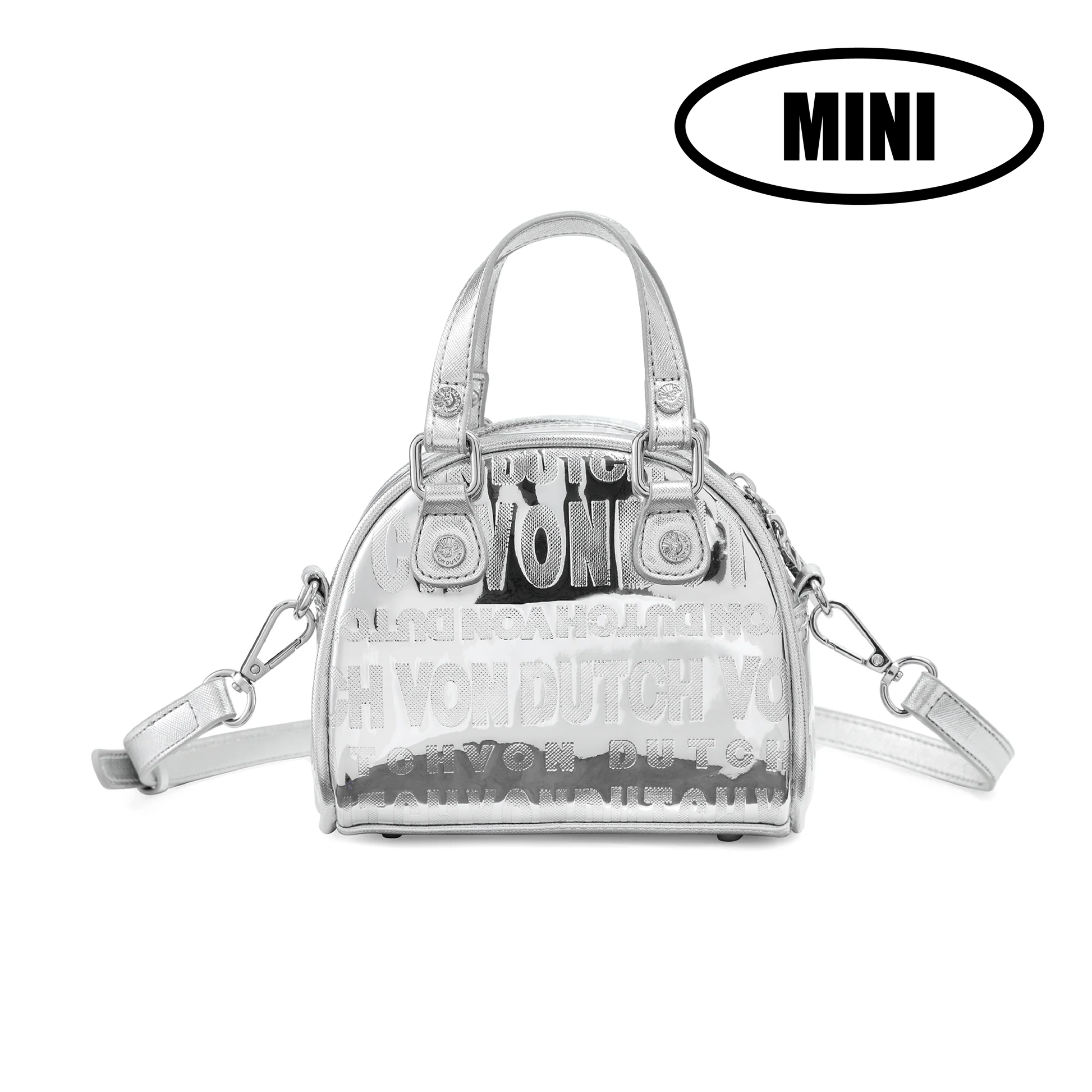 Mini Bowling Bag - Silver Foil Reflective