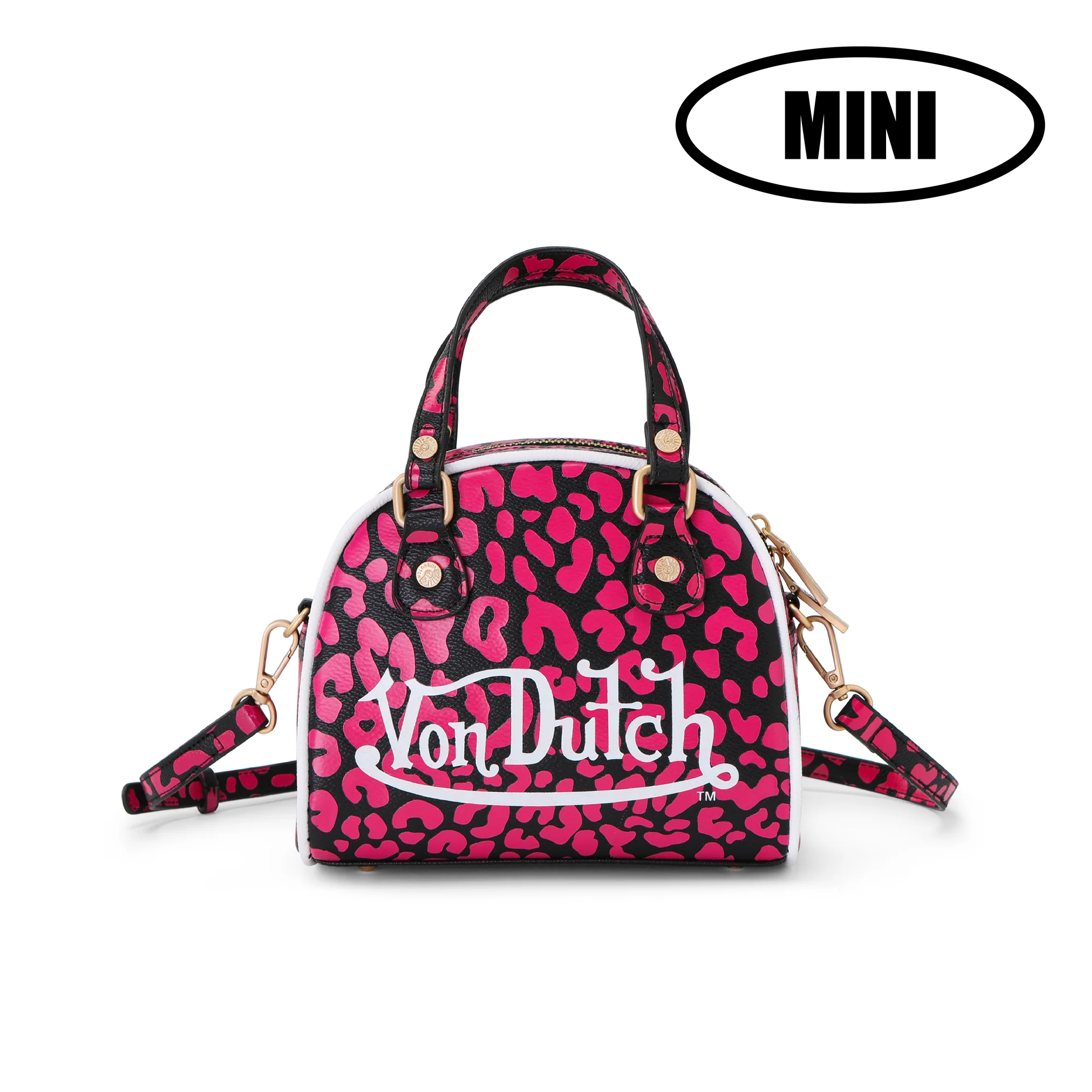 Mini Bowling Bag - Hot Pink Cheetah