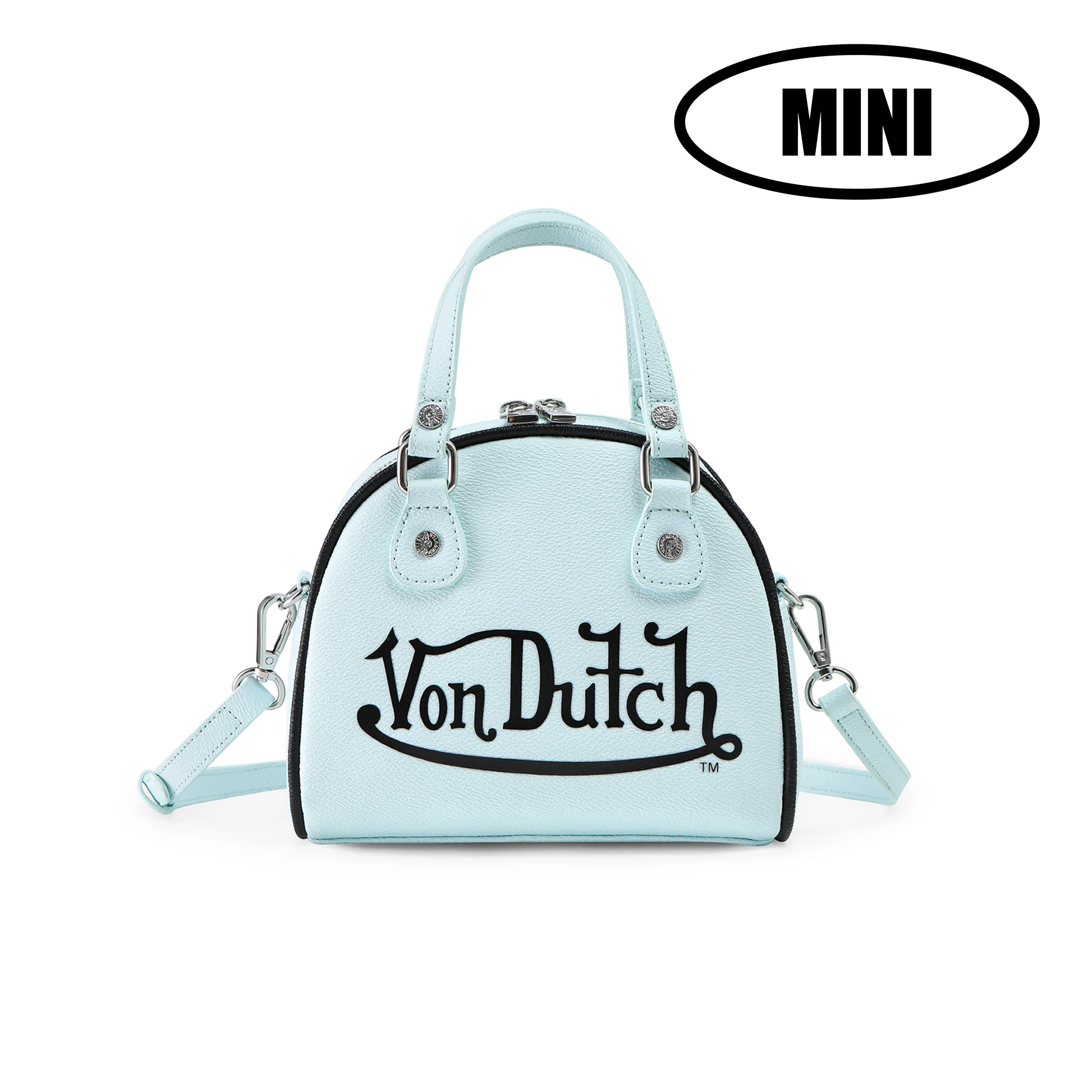 MINI BOWLING BAG - TIFFANY BLUE