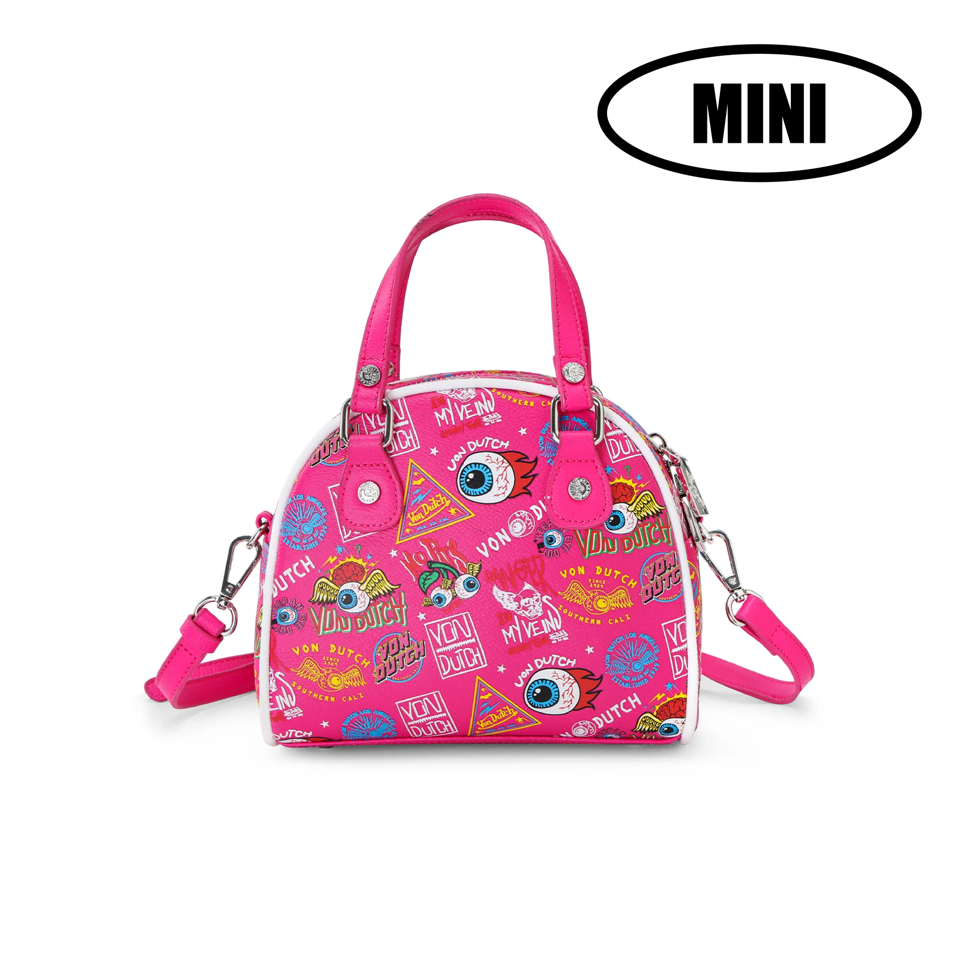 MINI BOWLING BAG - HOT PINK JAX