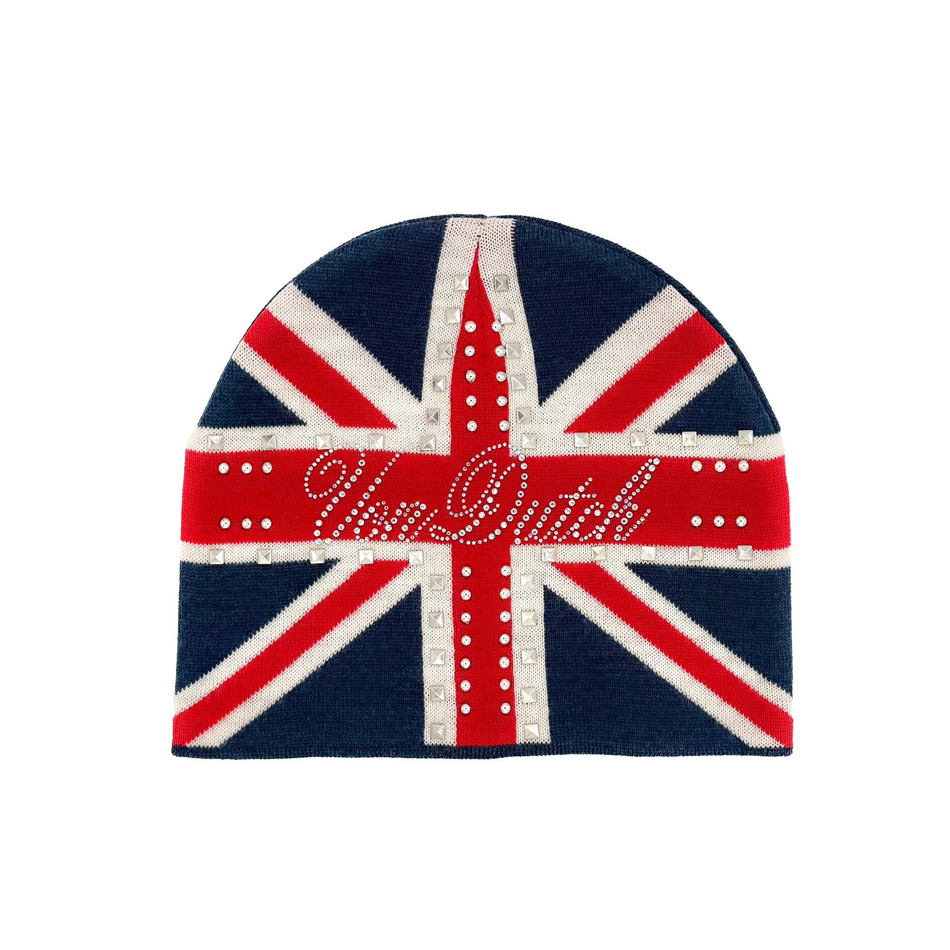 RHINESTONE UNION BEANIE - UK