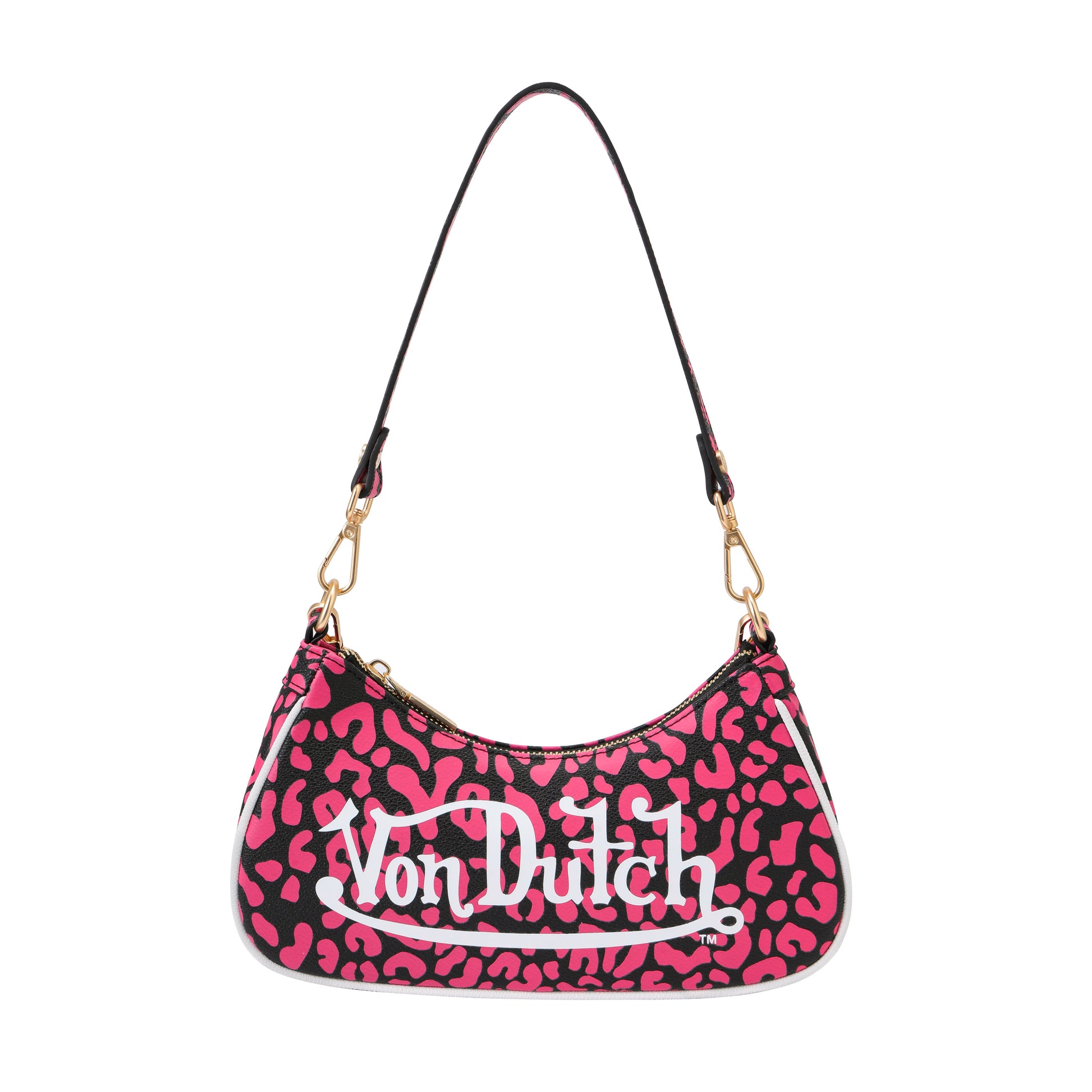 Hot Pink Cheetah Shoulder Bag