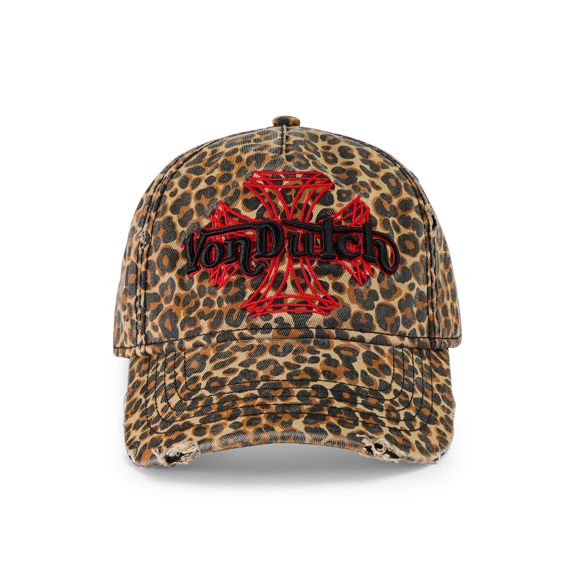 MOTOCROSS STRAPBACK HAT - LEOPARD