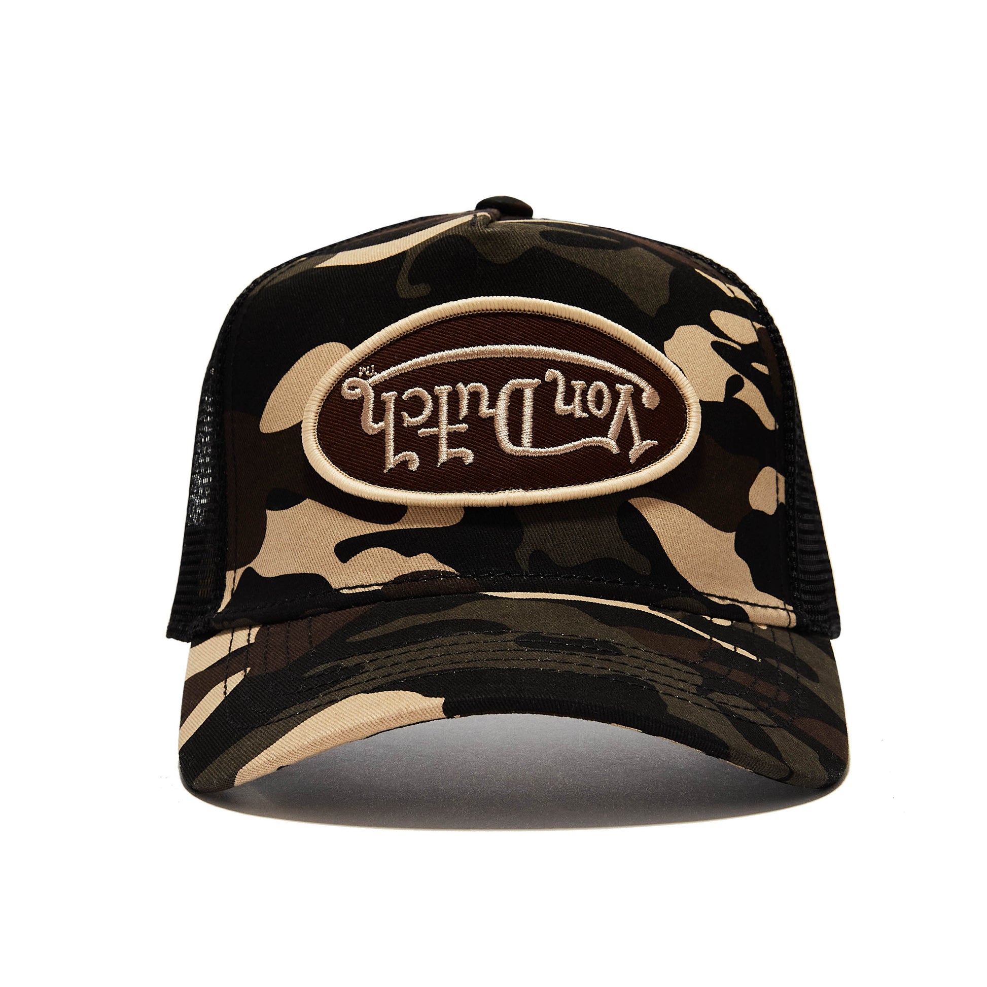 Brown Rambo Camo Trucker Hat