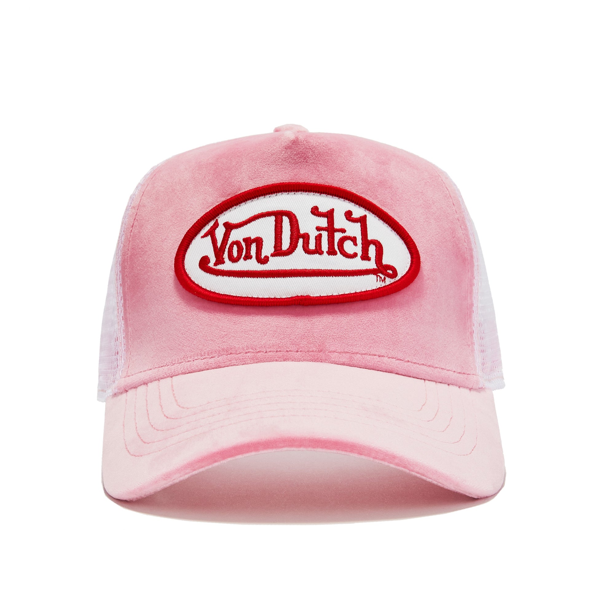 Pink Crush Velvet Trucker Hat