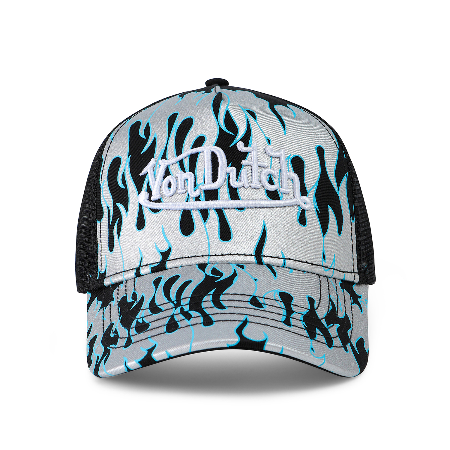 CITY OF ANGELS SILVER BLUE TRUCKER HAT