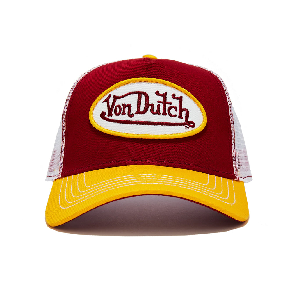Red & Yellow Trucker Hat