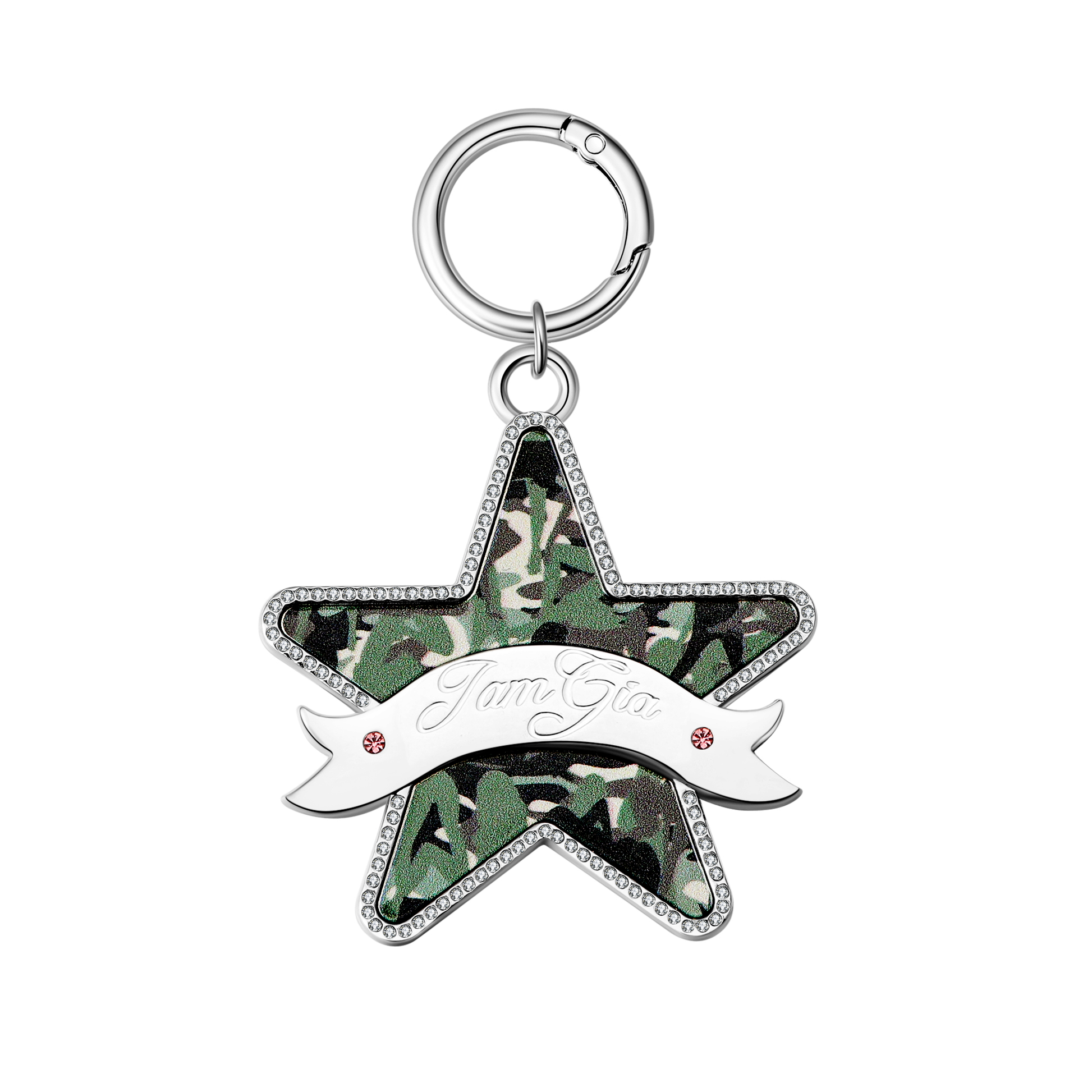 I.AM.GIA X VON DUTCH STAR KEYCHAIN - CAMO