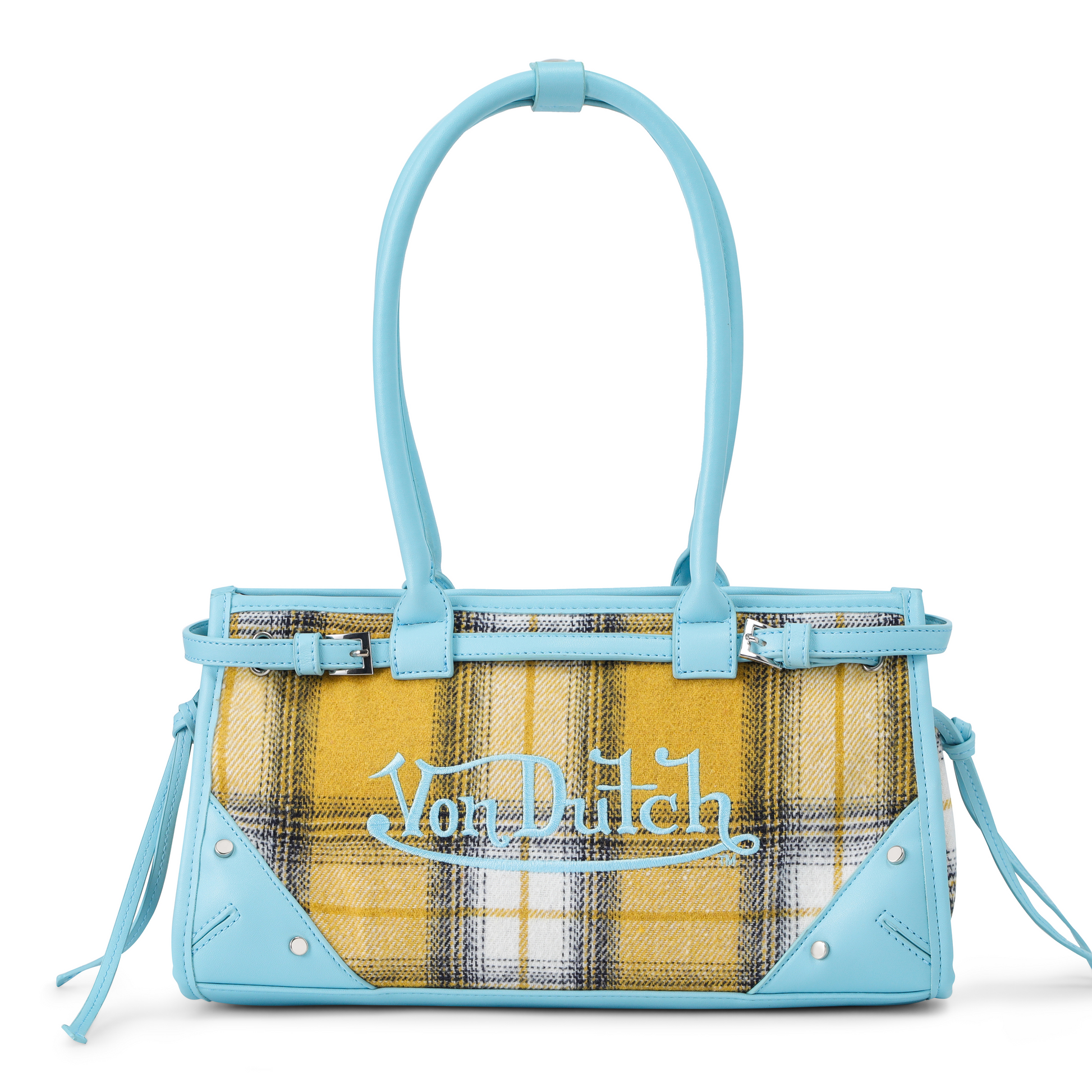 Lane Shoulder Bag-Plaid
