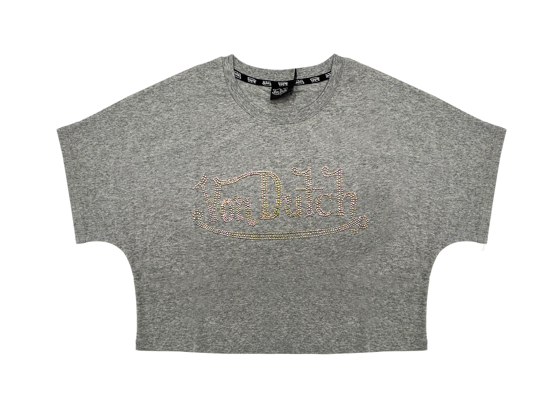 ORIGINALS STONE WOMEN'S GRAY CROP TEE