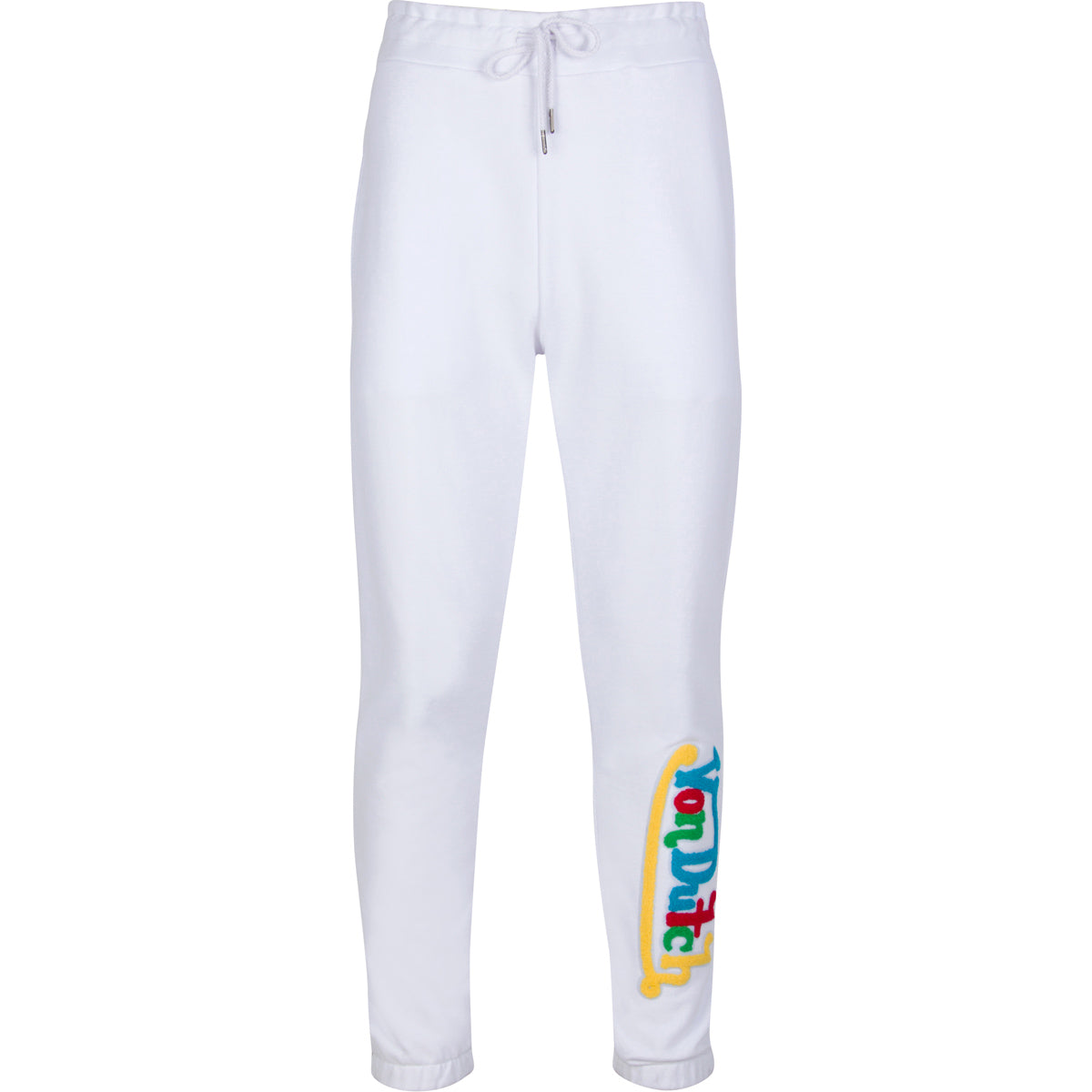 White Multi Color Jogger