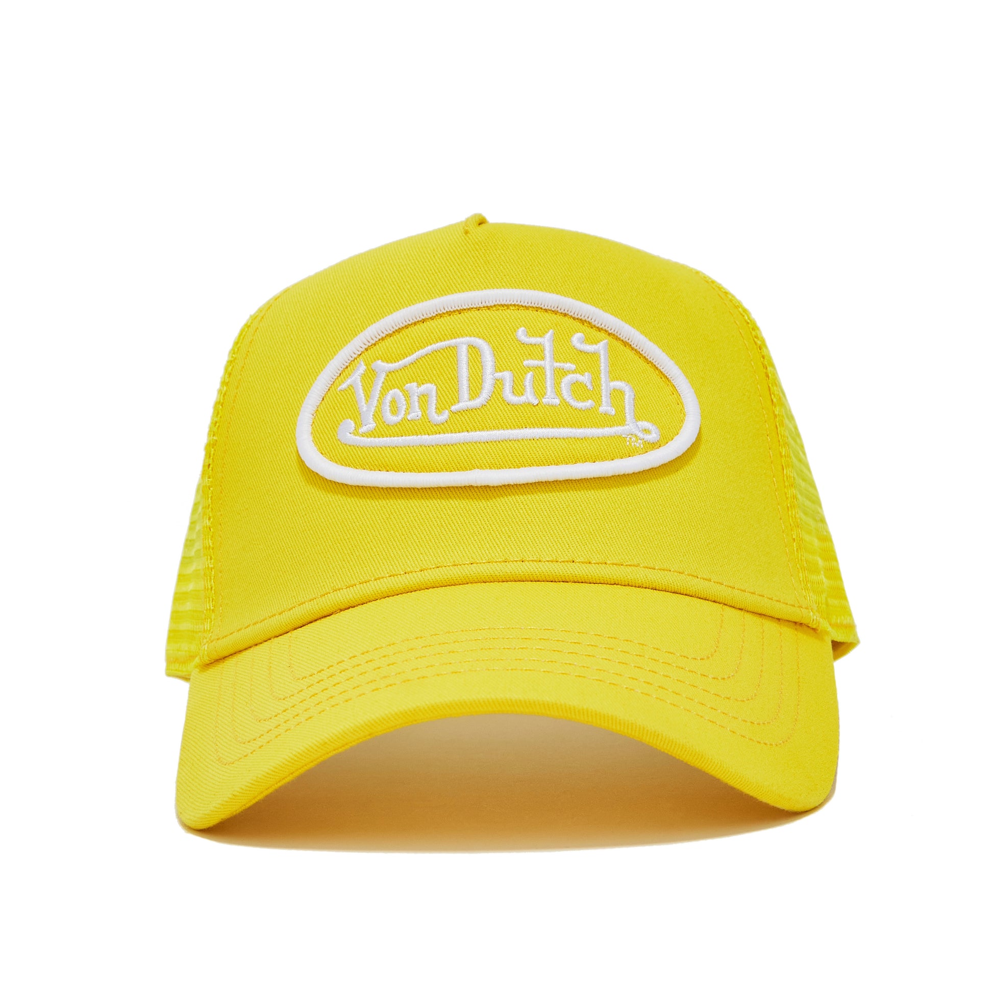 YELLOW & WHITE TRUCKER HAT