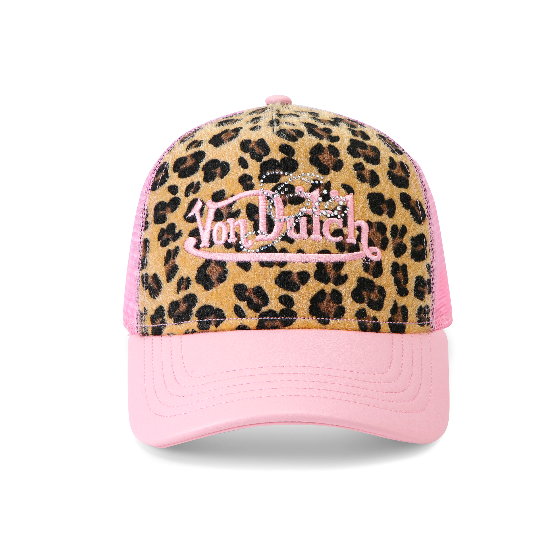 I.AM.GIA X VON DUTCH LEOPARD TRUCKER HAT