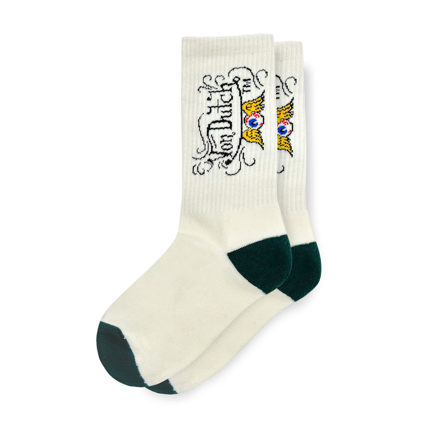 Cream Crew Socks