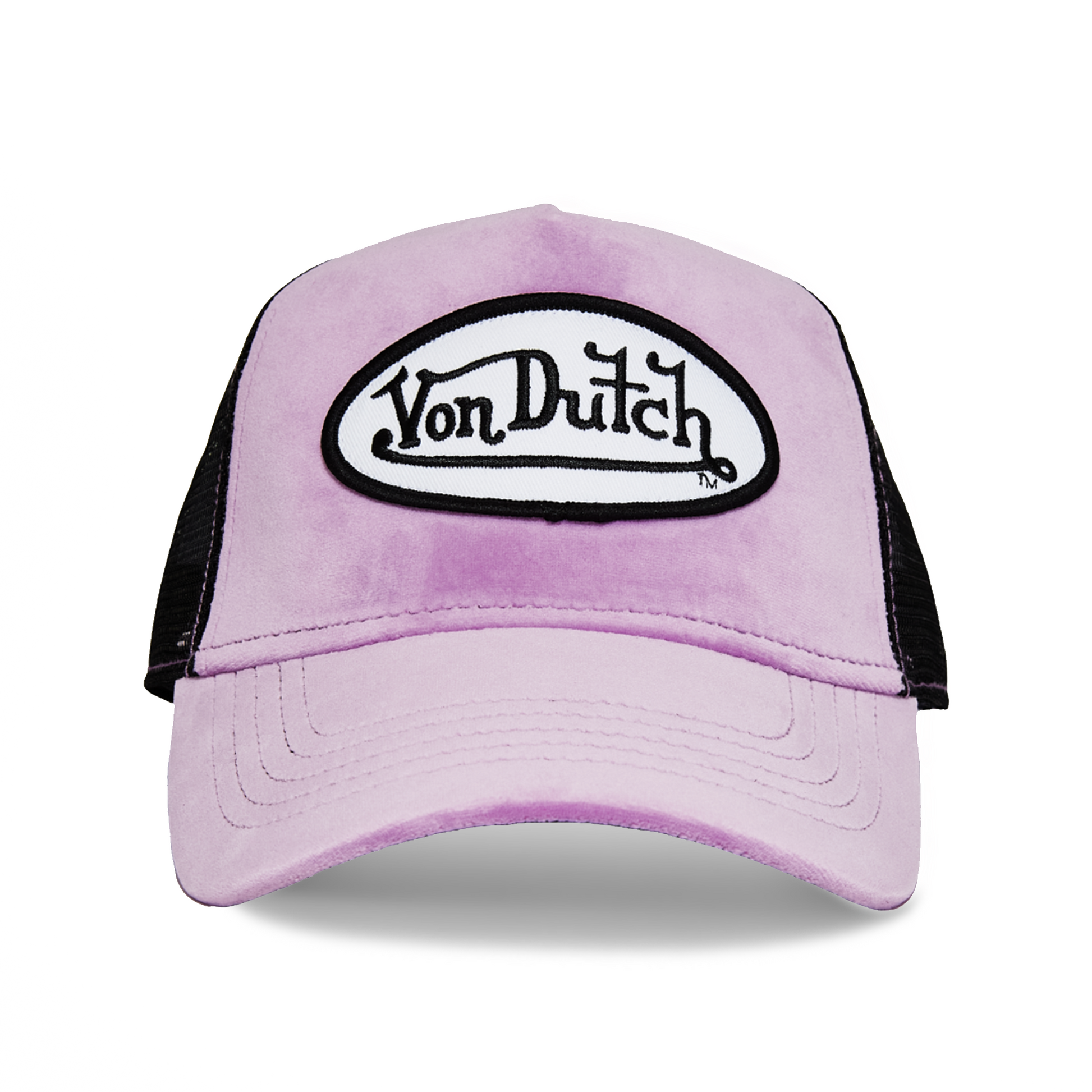Plum Dust Velvet Trucker Hat
