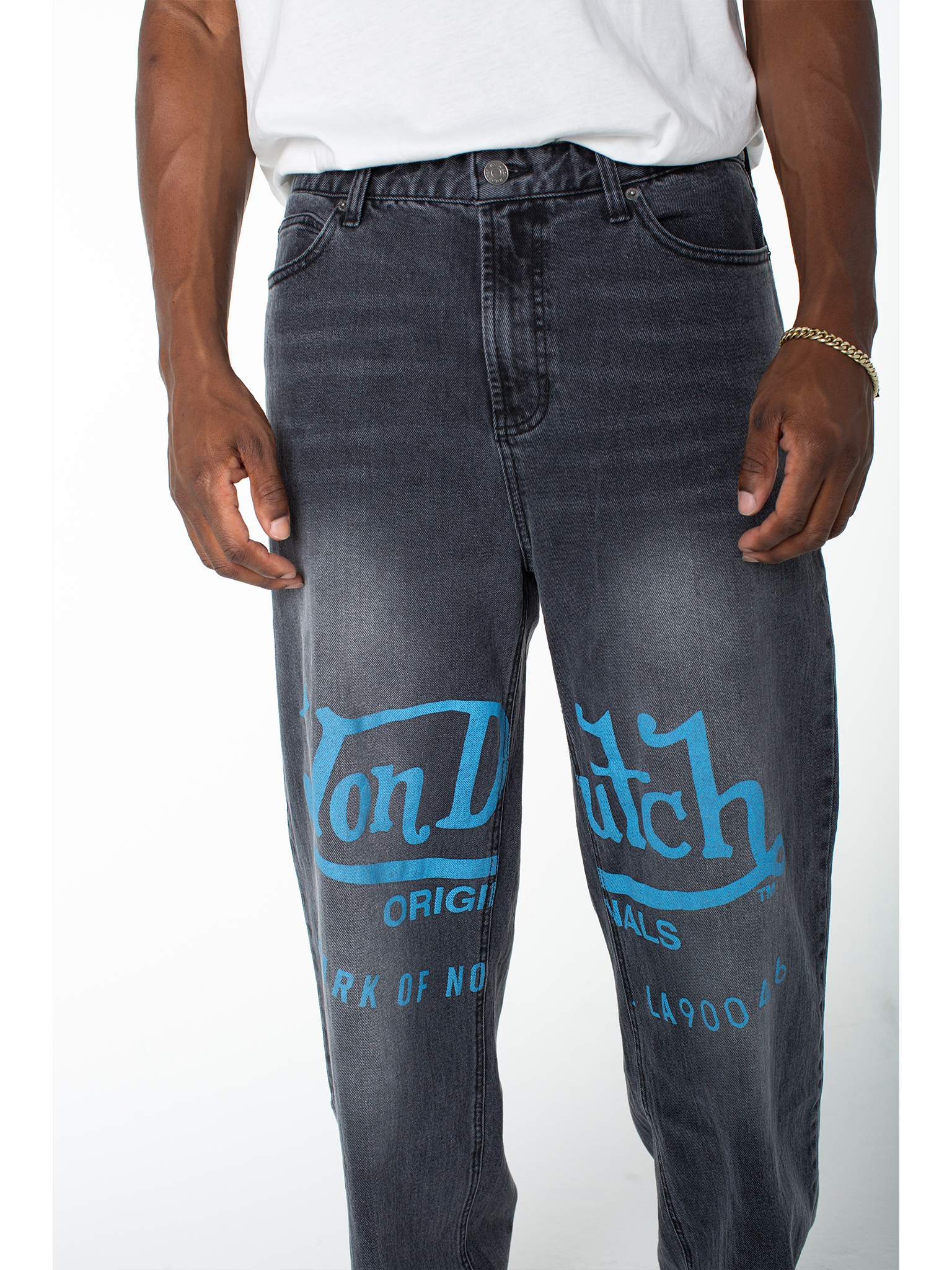 Men's Reaper Patch Front Logo Baggy Jean